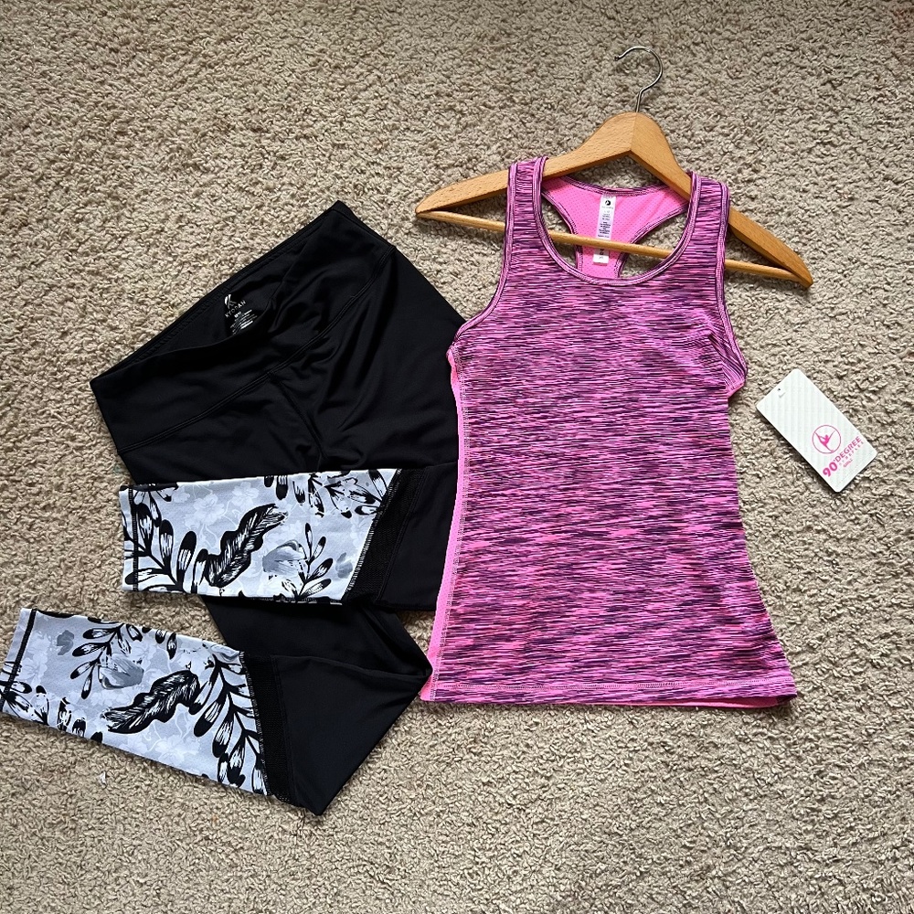 Workout tank and legging